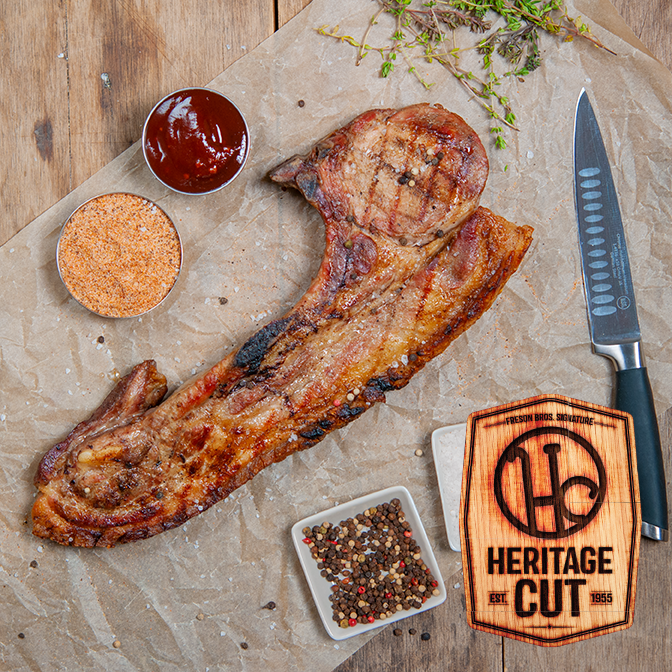 HERITAGE-CUT-Pork-Saddleback-Chop