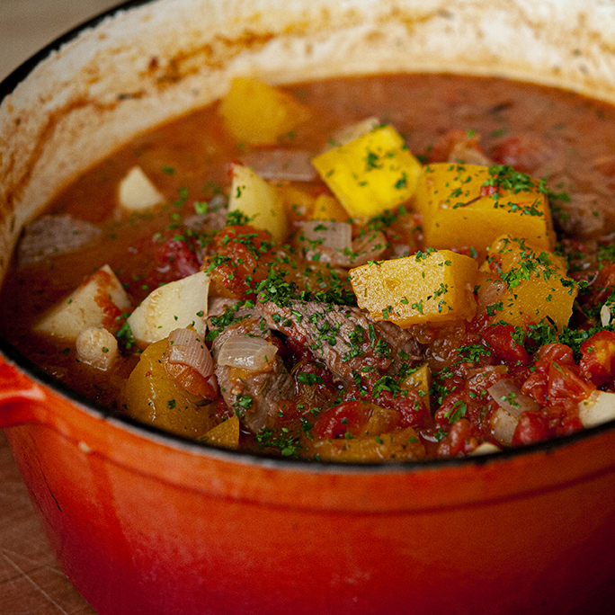 This week, why not try Alberta Beef and Pumpkin Stew. A seasonal favourite to stay warm, or to try something new!