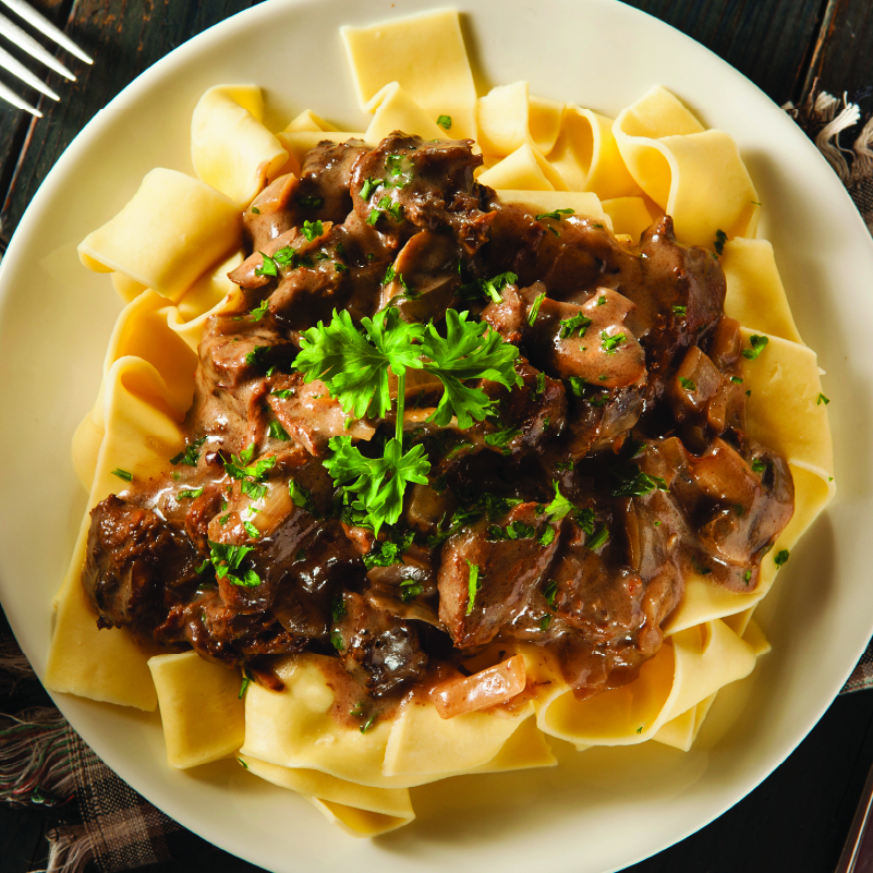 Slow Cooker Beef Stroganoff