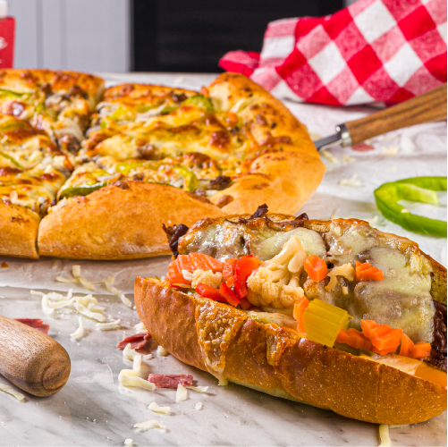 Mike's Meals is debuting Philly Cheese Steak Sandwich & Pizza this September! Don't miss out, it's only here for one month!
