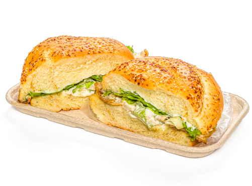 Toasted Wheat Germ Sourdough Roll sandwich page-100