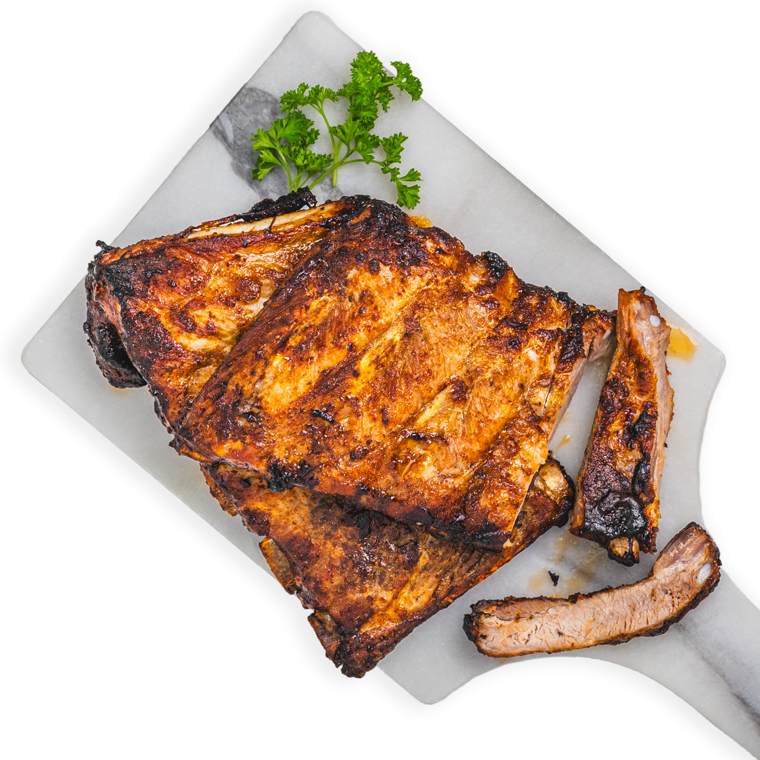 Marinated Meats-Ribs Overhead copy