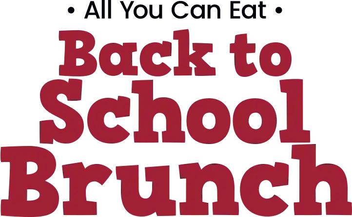 Back to School Brunch Slider