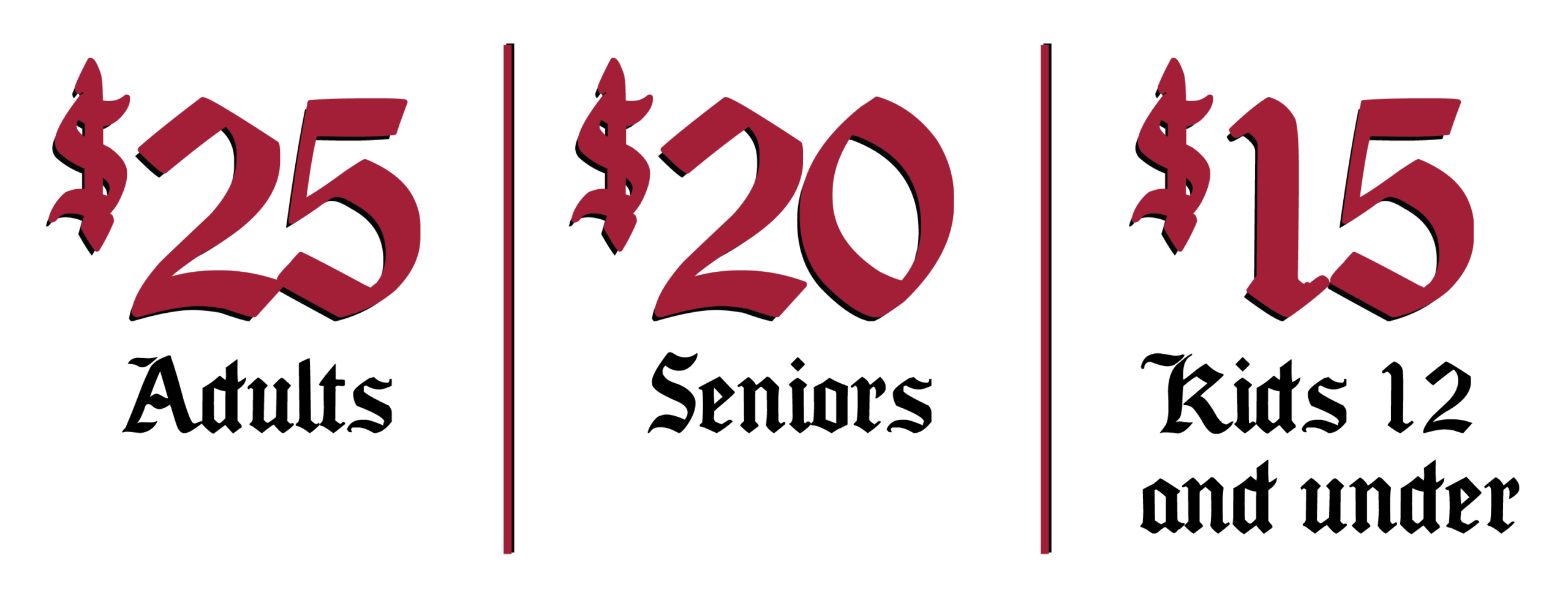 Oktoberfeast 2026 - Pricing